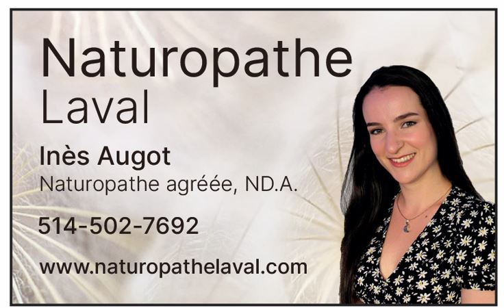 Naturopathe Laval - Inès Augot ND.A. - Naturopathe Agréée