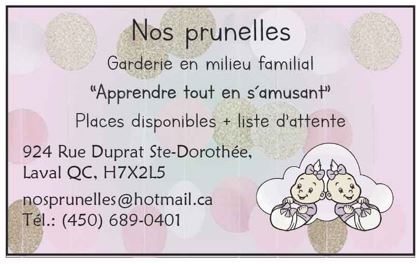 Garderie Nos Prunelles