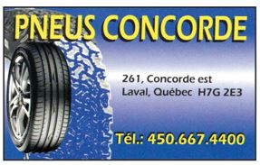 Pneu concorde
